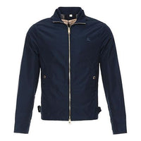 Burberry Waterproof Zipper Pilot Jacket Male Blue 39987721