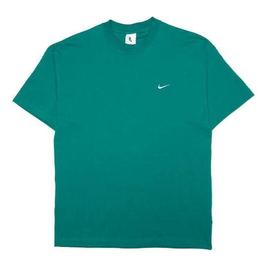 Nike Lab Solo Swoosh Basic Sports Short Sleeve Green DA0321-340