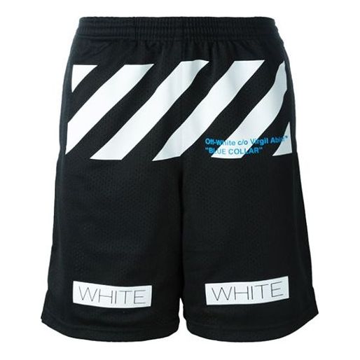 Men's Off-White C/O VIRGIL ABLOH Mesh Shorts Basic Black OMCB006S160170031034