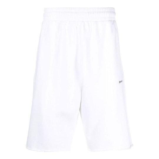 Off-White Wave Out Diag Mesh Shorts 'White' OMCI006C99FLE0090110