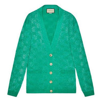 (WMNS) Gucci GG Sparkling Wool Cardigan 'Mint' 599271-XKA5X-3136