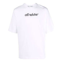 Off-White FW21 Logo Printing Short Sleeve Ordinary Version White OMAA119F21JER0050110