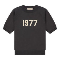 Fear of God Essentials SS22 Ss Raglan Crewneck Iron 1977 FOG-SS22-210