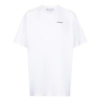 Off-White Back Arrow Printing Round Neck Short Sleeve White OMAA038C99JER0050110