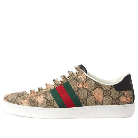 (WMNS) Gucci Ace GG Supreme 'Berry Print' 433900-UM610-8295