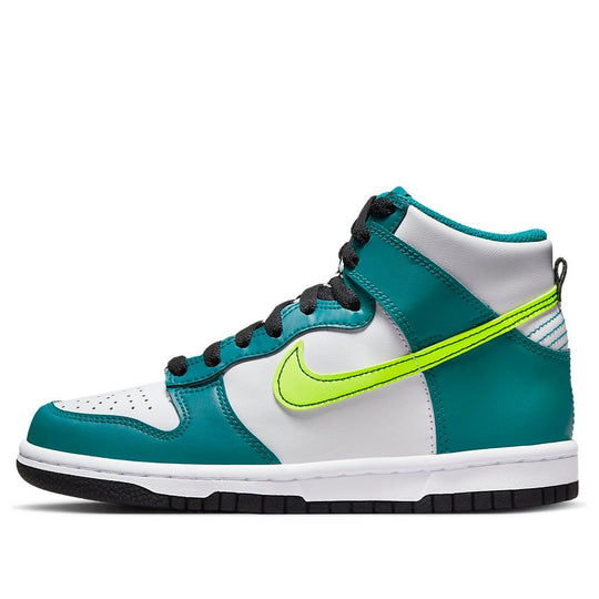 (GS) Nike Dunk High 'Bright Spruce Volt' DB2179-109