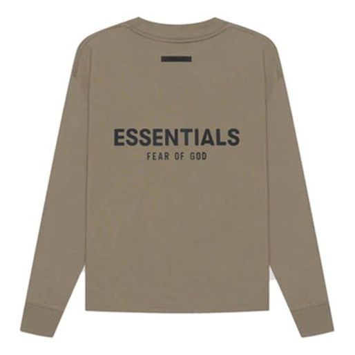 Fear of God Essentials SS21 Long Sleeve Tee Taupex FOG-SS21-558