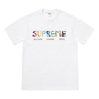 Supreme SS18 Alphabet logo Short Sleeve Unisex White SUP-SS18-479