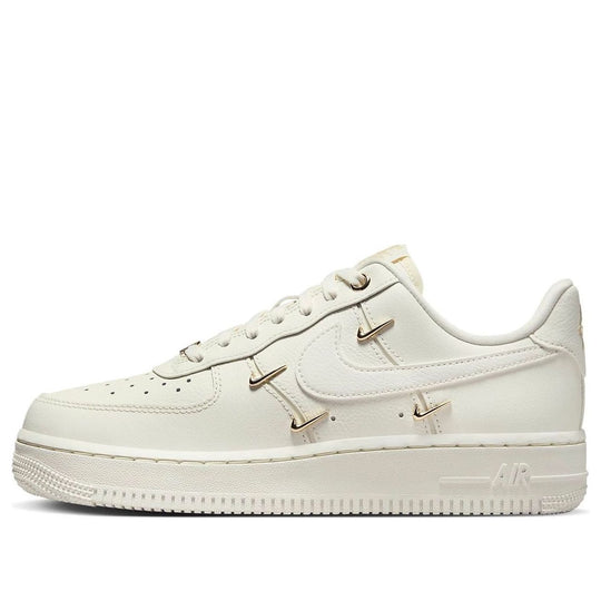 (WMNS) Nike Air Force 1 Low 'White Mini Gold Swooshes' FV3654-111