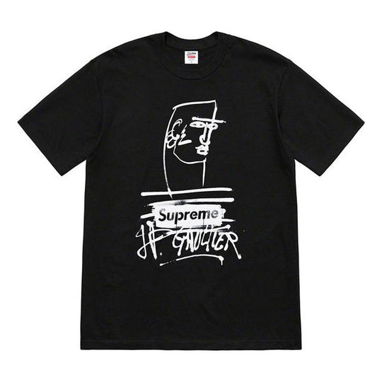 Supreme SS19 x Jean Paul Gaultier Black Tee SUP-SS19-772