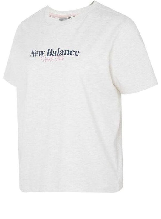 (WMNS) New Balance Tee 'White' 5ED24242-OA