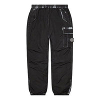 Supreme Week 13 x Stone Island Painted Camo Nylon Cargo Pant SUP-FW20-298-BLK