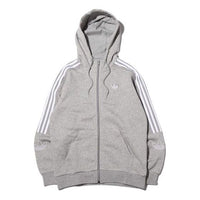 adidas originals Zip Up Hoodie For Men Grey ED4694