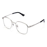 Gucci Square Glasses Frame Metallic Classic Optical Unisex Silver Unisex GG0861OA-006-53