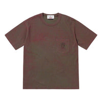 Supreme SS19 x Stone Island Pocket Tee Crossover Short Sleeve Unisex Red T-Shirt SUP-SS19-392