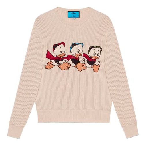 Disney x Gucci Donald Duck Cotton Wool Jumper Cream 650076-XKBRQ-9791