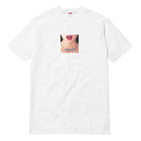 Supreme SS18 Necklace Tee White Printing Short Sleeve Unisex SUP-SS18-0038