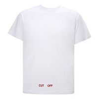 Off-White Minimalistic Back Alphabet Logo Short Sleeve Version White OMAA002F161850520188