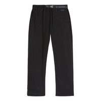 Men's Off-White SS22 Solid Color Straight-Leg Casual Pants/Trousers Black OMCA230C99FAB0011007