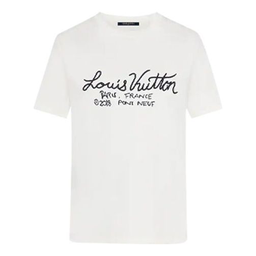 LOUIS VUITTON LV Featured Embroidered For Men White 1A7XNE