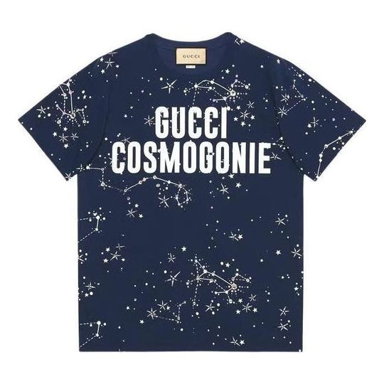 Gucci 'Cruise 2023 Gucci Cosmogonie' Cotton Jersey T-Shirt 'Blue' 548334-XJFBI-4030