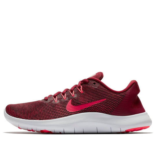 (WMNS) Nike Flex 2018 RN White/Red AA7408-600