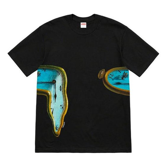 Supreme SS19 The Persistence of Memory Black Tee SUP-SS19-703