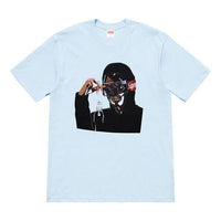 Supreme SS19 Creeper Tee Light Blue Character Printing Short Sleeve Unisex SUP-SS19-232