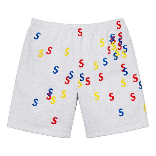 Supreme SS21 Week4 Embroidered S Sweatshort Full Print Alphabet Sports Shorts Unisex SUP-SS21-538