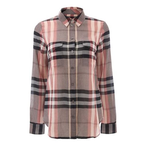 Burberry Long Sleeved Shirt Grey/Pink 40558011