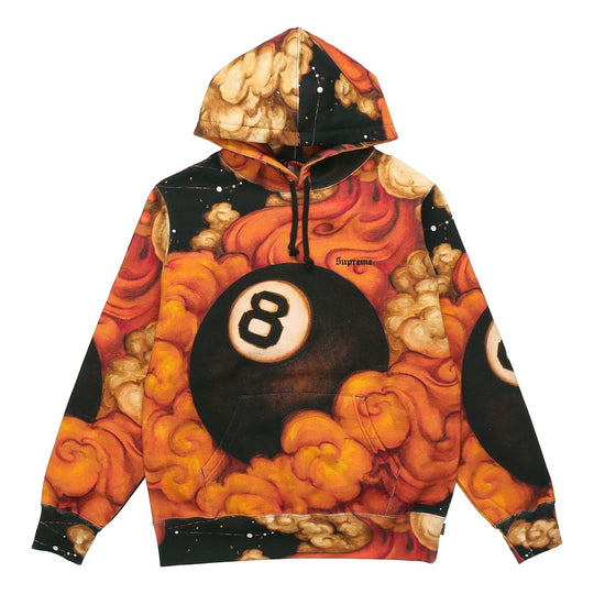 Supreme FW19 Week 1 Martin Wong 8-Ball Hooded Sweatshirt SUP-FW19-059