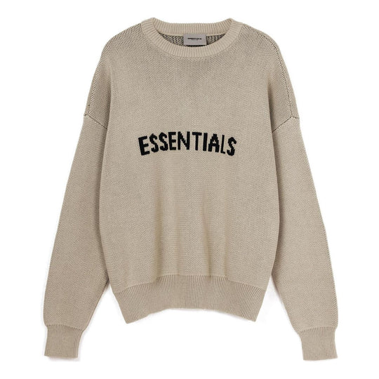 Fear of God Essentials FW21 Knit Pullover Sweater Linen FOG-FW21-109