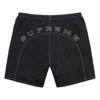 Supreme SS20 Week 15 Arc Logo Water Short 'Black Red Yellowgreen' SUP-SS20-695