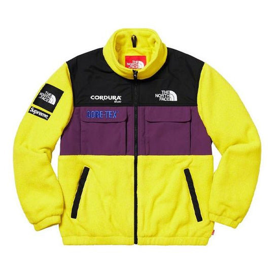 Supreme FW18 x The North Face Expedition Fleece Jacket Sulphur SUP-FW18-1019