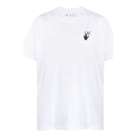 Off-White FW20 Human Skeleton Arrow Short-sleeve Tee Men's White OMAA038F20FAB0020110