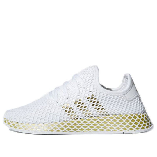 (WMNS) adidas Deerupt Runner 'White Gold Metallic' CG6087