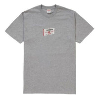 Supreme FW18 Ludens Tee Heather Grey Cherry Candy Box Printing Short Sleeve Unisex Gray SUP-FW18-1177