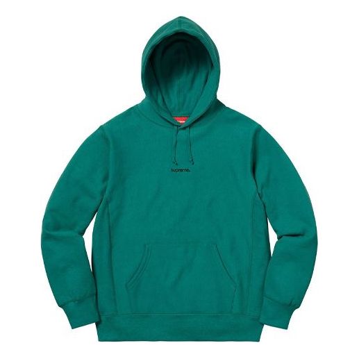 Supreme FW18 Trademark Hooded Sweatshirt Dark Teal SUP-FW18-303