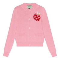 (WMNS) Gucci Les Pommes Cardigan 'Pink 664354-XKBYU-5943