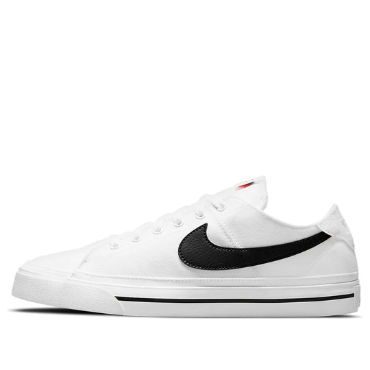 Nike Court Legacy Canvas 'White Black' CW6539-101