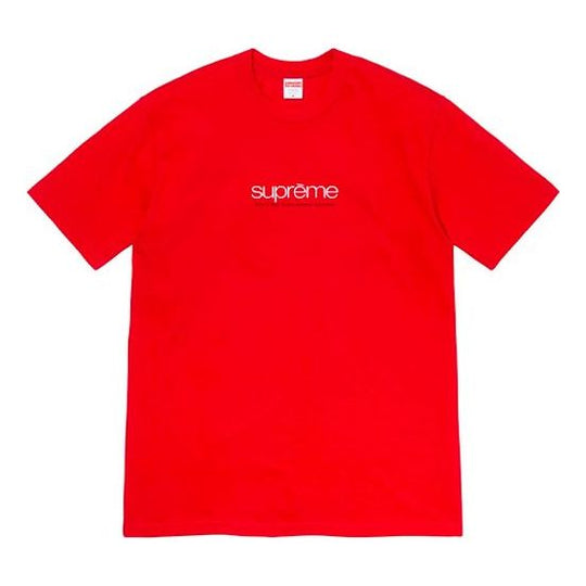 Supreme Week 1 Five Boroughs Tee LogoT SUP-SS21-406-RED