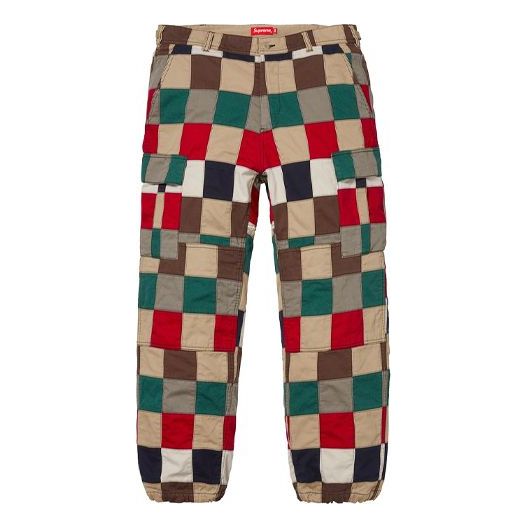 Supreme SS19 Patchwork Cargo Pant Multicolor SUP-SS19-162