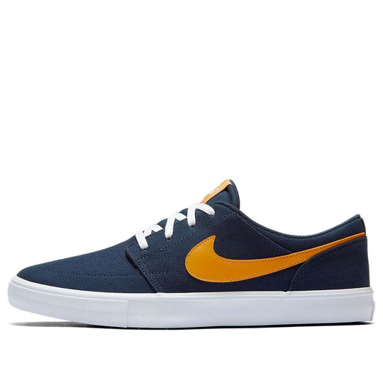 Nike SB Skateboard Portmore II Solar CNVS 'Blue Yellow' 880268-401