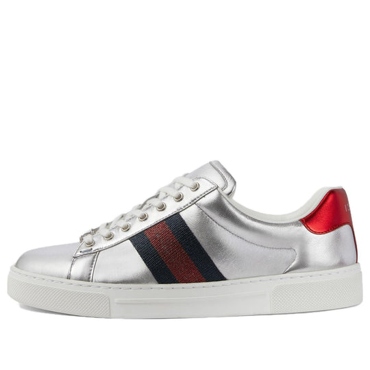 (WMNS) Gucci Ace 'Silver' 757944-AACPB-8148