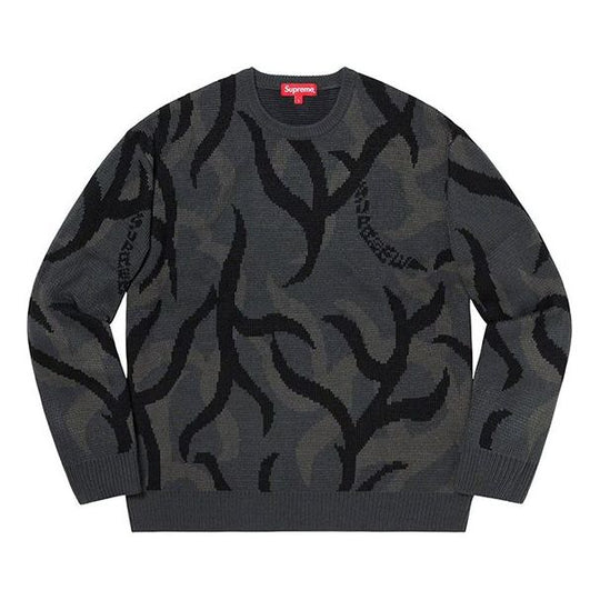 Supreme FW19 Week 2 Tribal Camo Sweater SUP-FW19-273