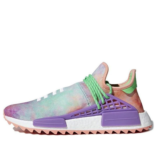 adidas Pharrell x NMD Shoes 'Chalk Coral Flash Green-Lab Purple' AC7034