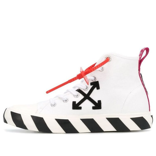 Off-White Vulc Sneaker Mid 'White Black' OMIA119S20D330380110