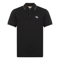 Men's Burberry Short Sleeve Polo Shirt Black 80083281