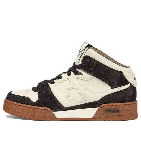 (WMNS) FENDI Match High Top 'Black White Cream' 8E8358AHH2F1FZB