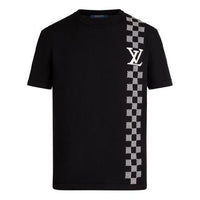 LOUIS VUITTON LV SS21 Racing Checked Short Sleeve For Men Black 1A8P9V